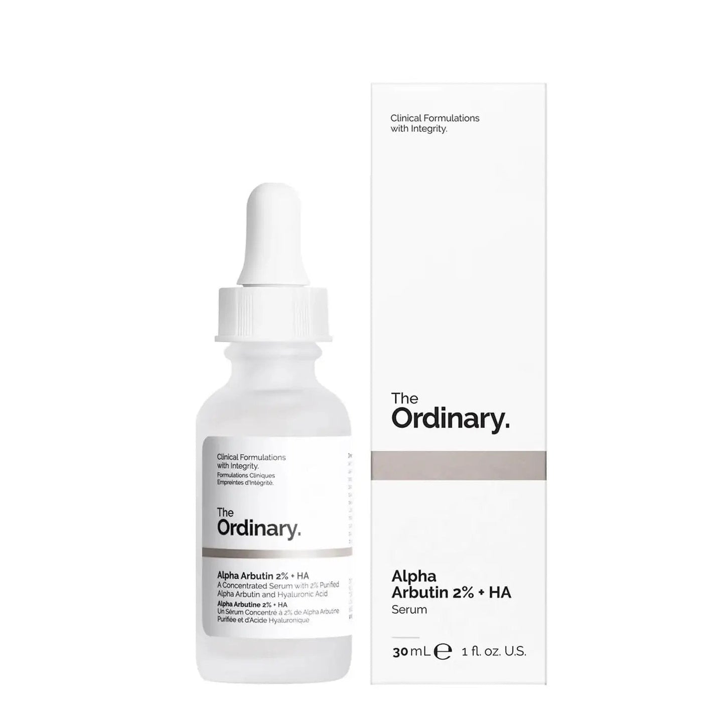The Ordinary Alpha Arbutin 2% + HA – Brightening & Dark Spot Serum (Original)