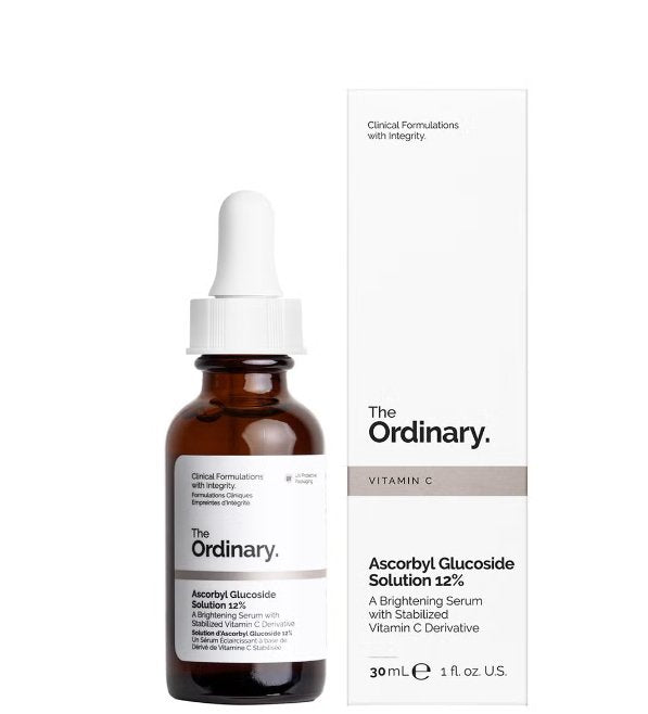The Ordinary Ascorbyl Glucoside Solution 12% – Brightening Vitamin C Serum (Original)